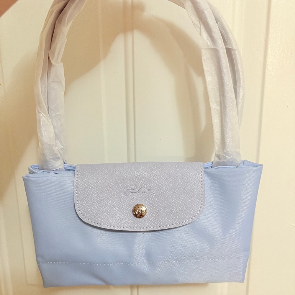 Longchamp Le Pliage Large Folding Tote Bag Taro Purple
